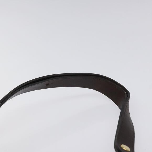 DIOR Trotter Canvas Shoulder Bag Brown Gold - Picture 8 of 12